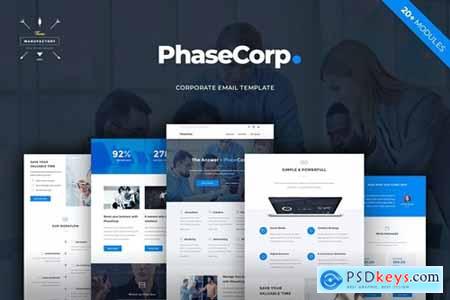 PhaseCorp - Corporate E-newsletter Template