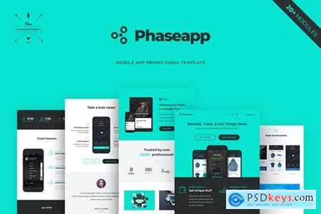 PhaseApp - Mobile App Promotion Email Template