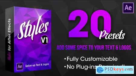 Styles - Text and Logo Presets 26050556