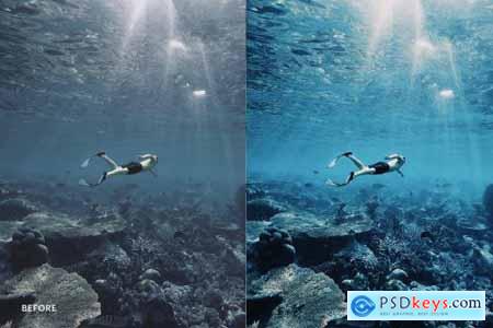Lightroom Preset-Underwater Blue 4976194