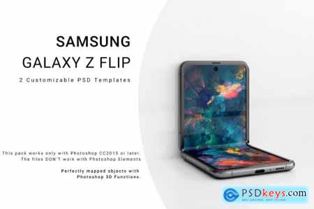 Samsung Galaxy Z Flip Mockups Set 4607512