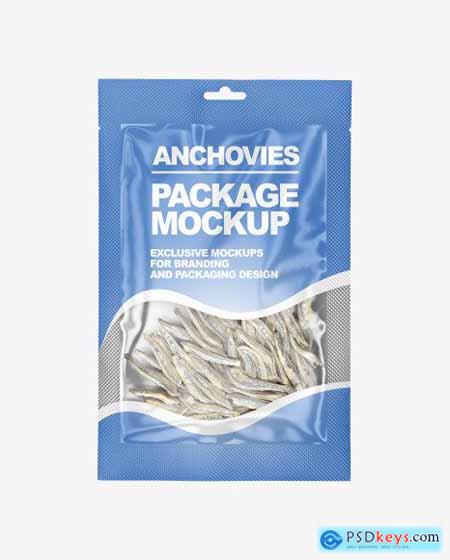 Bag With Anchovies Mockup 59255
