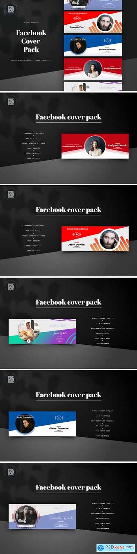 Webinar Livestream Facebook Cover Pack - Kit