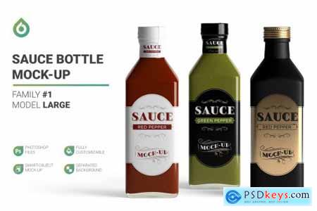 Sauce Bottle Mockup 4843441