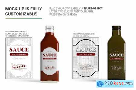 Sauce Bottle Mockup 4843441