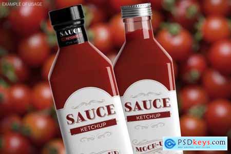 Sauce Bottle Mockup 4843441