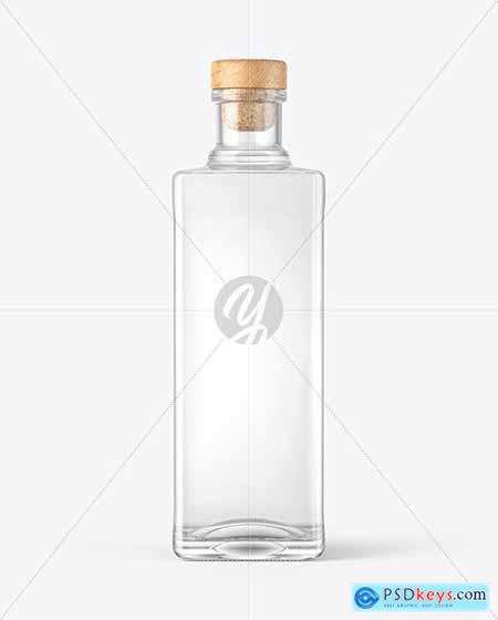 Square Vodka Bottle Mockup 61300