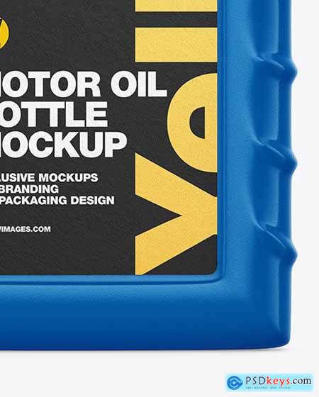 Glossy Motor Oil Bottle Mockup 60986
