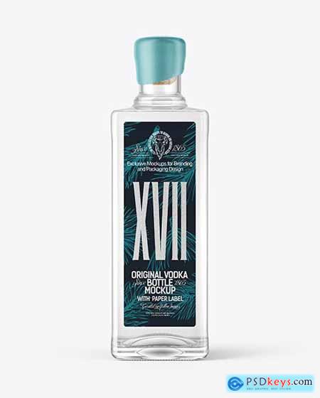 Square Vodka Bottle Mockup 61300