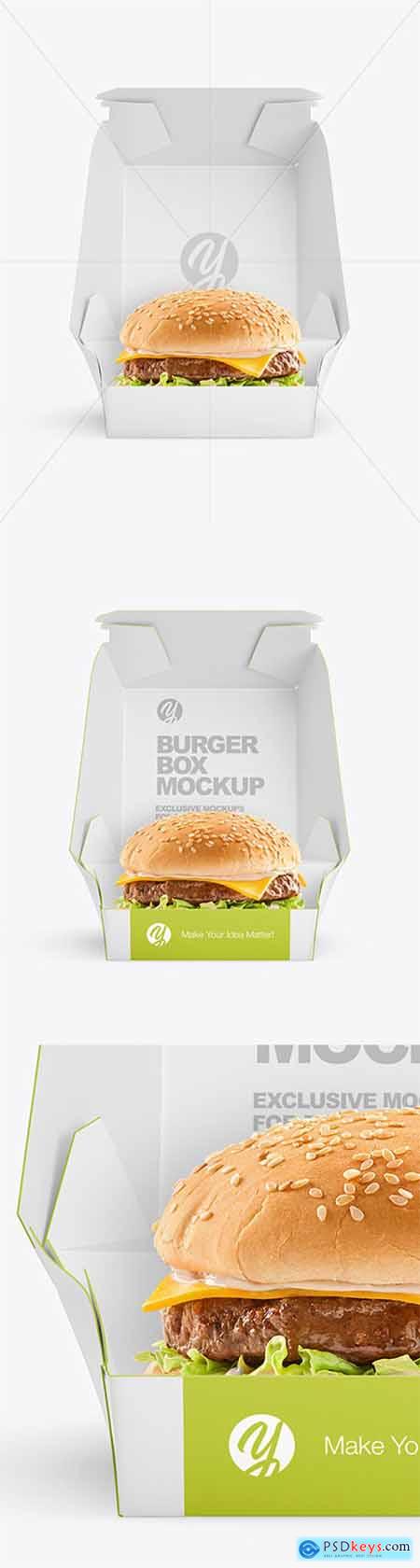 Download Burger In Box Mockup 61279 Free Download Photoshop Vector Stock Image Via Torrent Zippyshare From Psdkeys Com