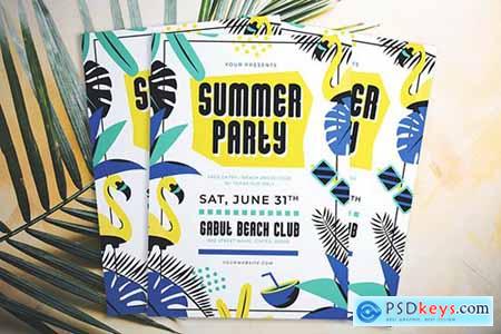 Summer Party Event Flyer
