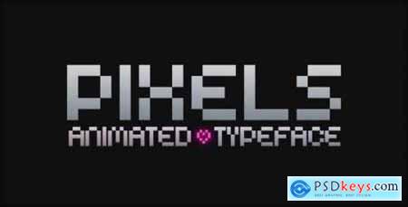 Pixels Animated Typeface 2263506