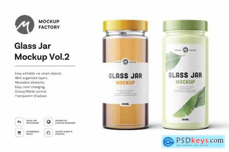 Glass Jar Mockup Vol.2 4603193
