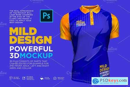 Polo shirt 3D Mockup 4606266