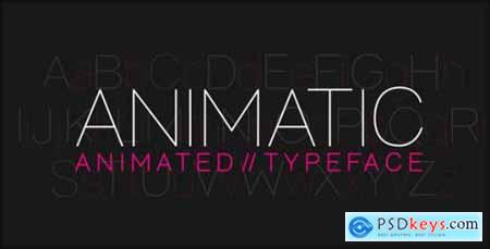 Animatic Animated Typeface 7888603