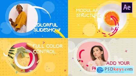 Colorful Liquid Slideshow After Effects 27093507
