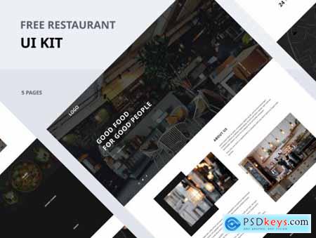 UI kit for restaurants & cafe