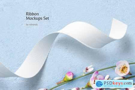 Ribbon Mockups Set 5045392