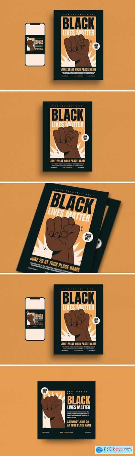 Black Lives Matter Flyer Set