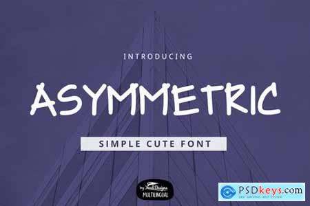 Asymmetric Font