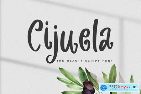 Cijuela - The Beauty Script Font