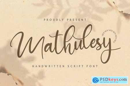 Mathulesy - Handwritten Font 5040835
