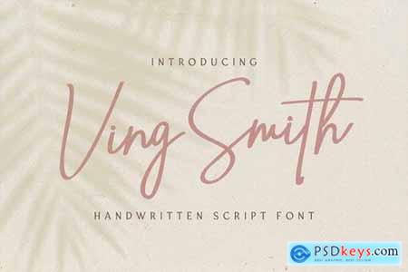 Ving Smith - Handwritten Font 5040096