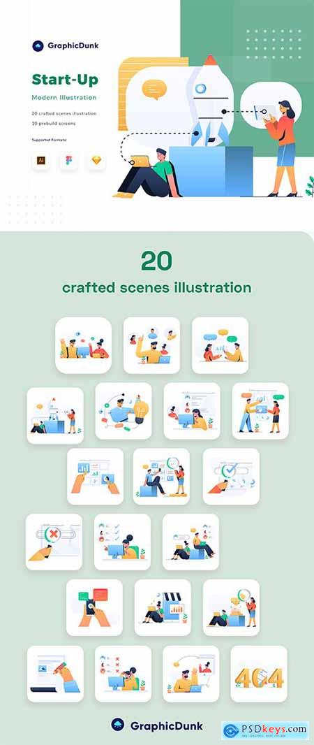 Startup Illustrations Kits