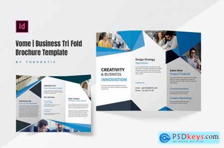 Vome - Business Tri Fold Brochure Template