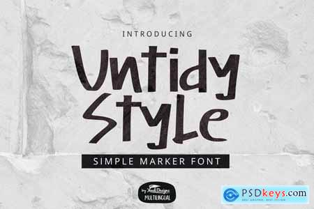 Untidy Style Font