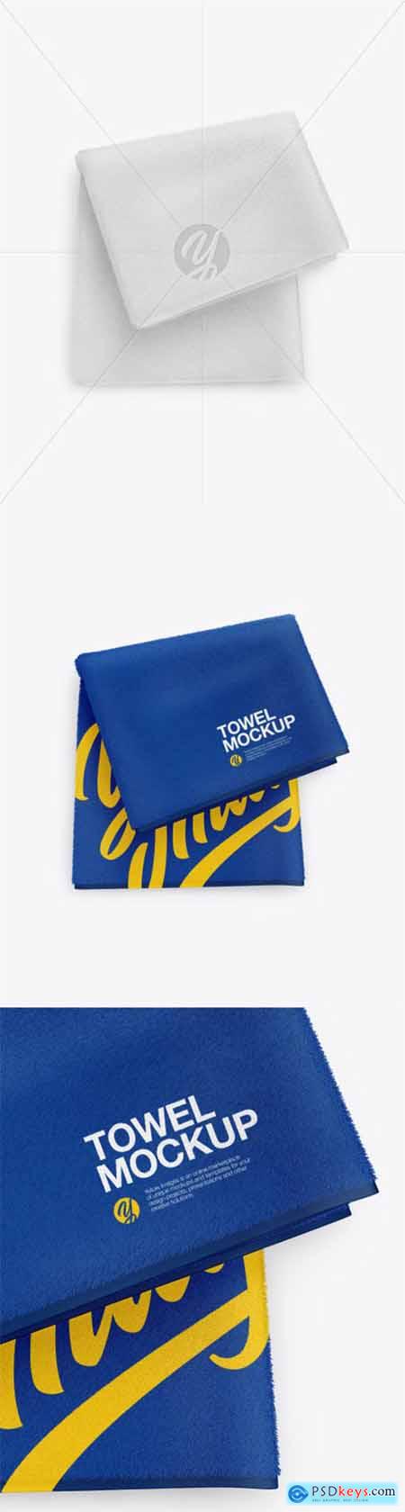 Folded Towel Mockup 60880