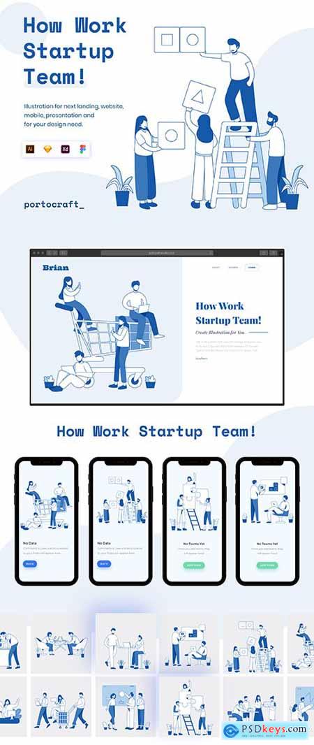 How Work Startup Team!