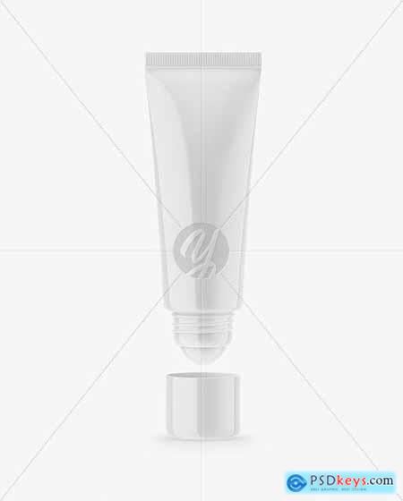 Glossy Cosmetic Tube With Ball Mockup 61713