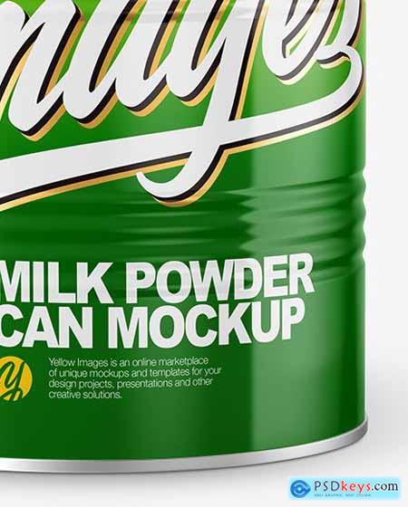 Glossy Powder Can Mockup 62004