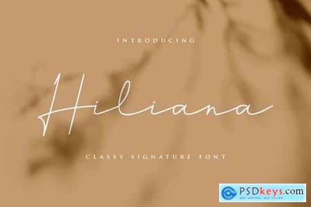 Hiliana YP Signature Font