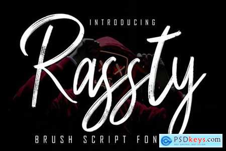 Rassty Brush Script Font