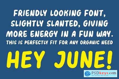 Hey June - Friendly Children Font
