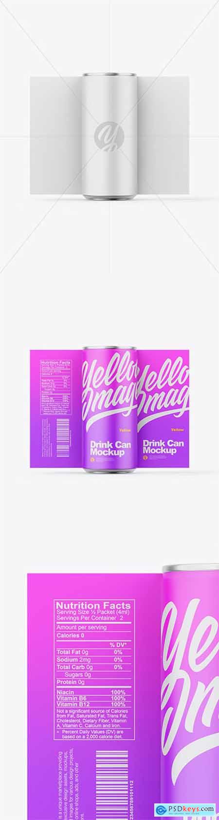 Download Glossy Metallic Can W- Matte Finish Mockup 60464 » Free Download Photoshop Vector Stock image ...
