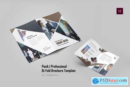 Ponik - Professional Bi-Fold Brochure Template
