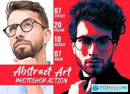 Abstract Art Photoshop Action 4878335