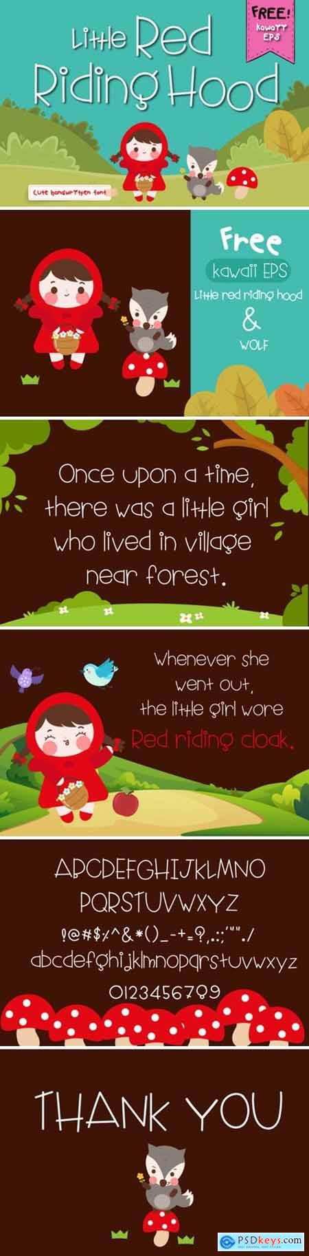 Little Red Riding Hood Font