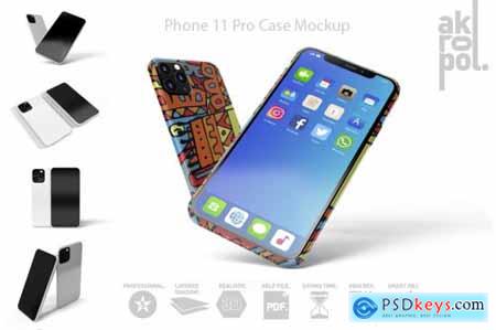 Phone 11 Pro Case Mockup 4650122
