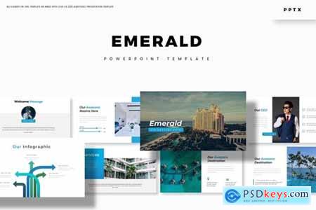 Emerald Powerpoint, Keynote and Google Slides Templates