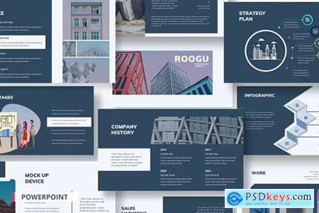 Roogu Corporate Powerpoint, Keynote and Google Slides Templates