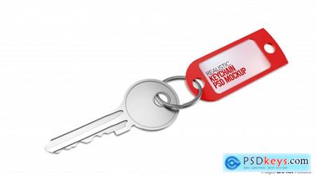 Silicone strip keychain with key Premium Psd 7105731