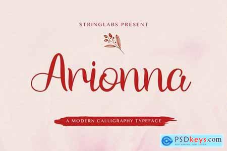 Arionna - Modern Calligraphy Font 5071271