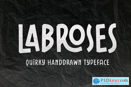 Labroses Quirky Typeface 5070986