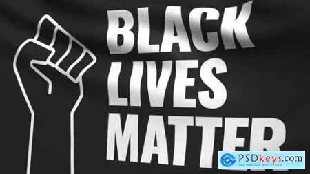 Black Lives Matter Cloth Flag 4K 27286034