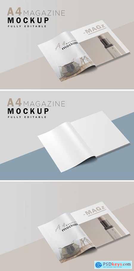 A4 Magazine Mockup V.2