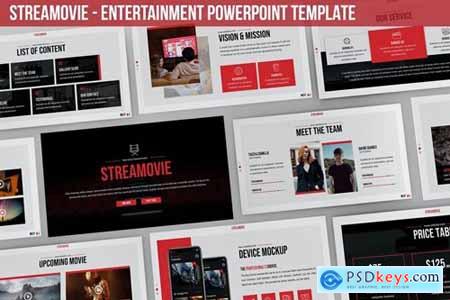 Streamovie - Entertainment Powerpoint Template